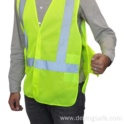 Breathable High-Visibility Safety Vest